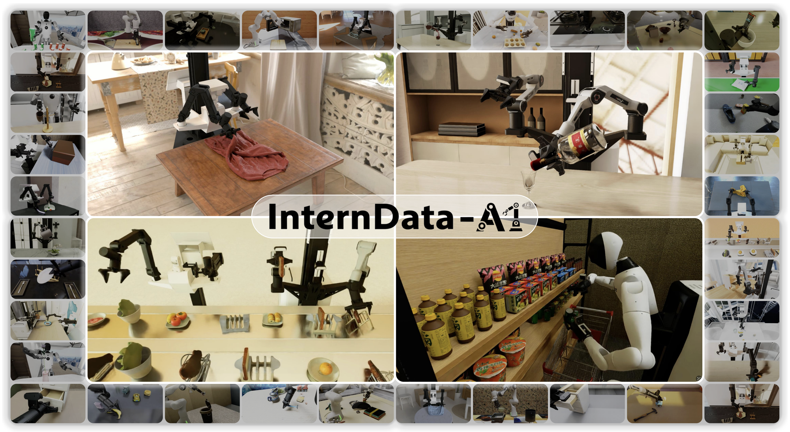 InternData-A1 synthetic robotics dataset preview